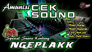 Download lagu CEK SOUND KENDANG NGEPLAK AMPUH🎶 • AMUNISI MIDEL BALAP • BISA DICOBA ‼️ mp3