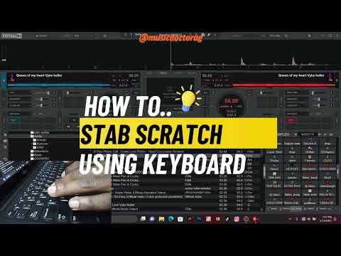 VIRTUAL DJ SERIES #2 || How to do STAB SCRATCH using Keyboard in Virtual DJ 7/8/2023 to 2025