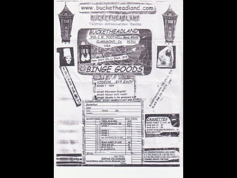 Buckethead & DJ Disk Unreleased Cassette - The Lost Tapes Series -