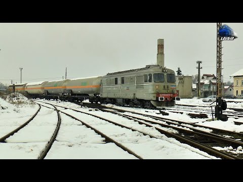 LDE2100 60-1344-0 la Manevră/Shunting in Zăpadă/Snow in Gara Dornești Station - 10 February 2021