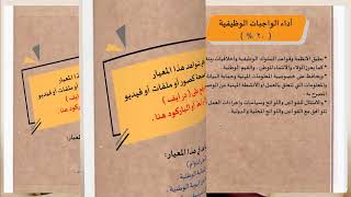 ملف الأداء الوظيفي الجديد للموجه/ة الطلابي/ة  استايل تراثي وطني