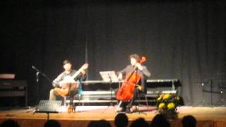Dúo Jorge Salinas (guitarra) y Sebastián Molina (violoncello)