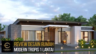 Video 3D Mr. Kevin Modern House 1 Floor Design - Palangka Raya, Kalimantan Tengah