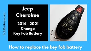 Jeep Cherokee Key Fob Battery Replacement (2014 - 2021)