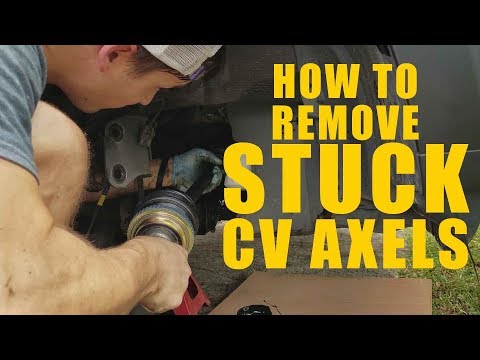 REMOVE STUCK CV AXELS EASY