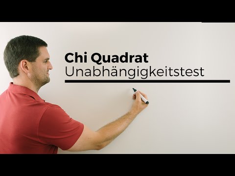 Chi Quadrat Unabhängigkeitstest 1, Stochastik, Statistik, Testen, Mathe by Daniel Jung
