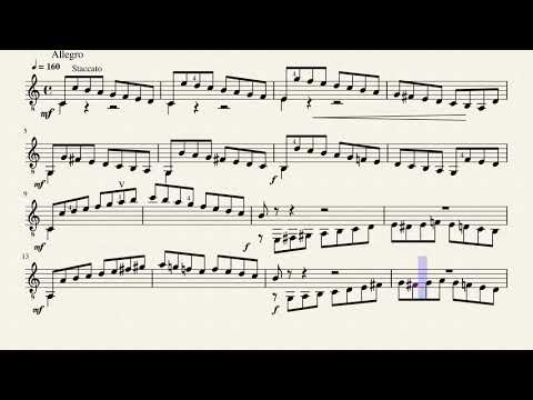 Etude No.1 Op.60 - Matteo Carcassi (1792 - 1853)