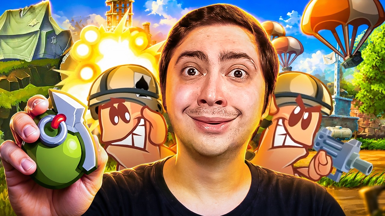 DEI UMA AULA PROS MEUS AMIGOS! - WORMS W.M.D COM OS AMIGOS