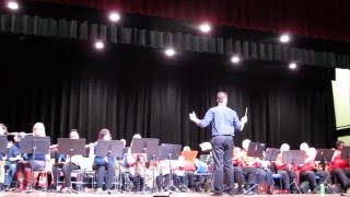3/22/2016 Red Band and 22 School Advanced Band 'Uptown Strut'
