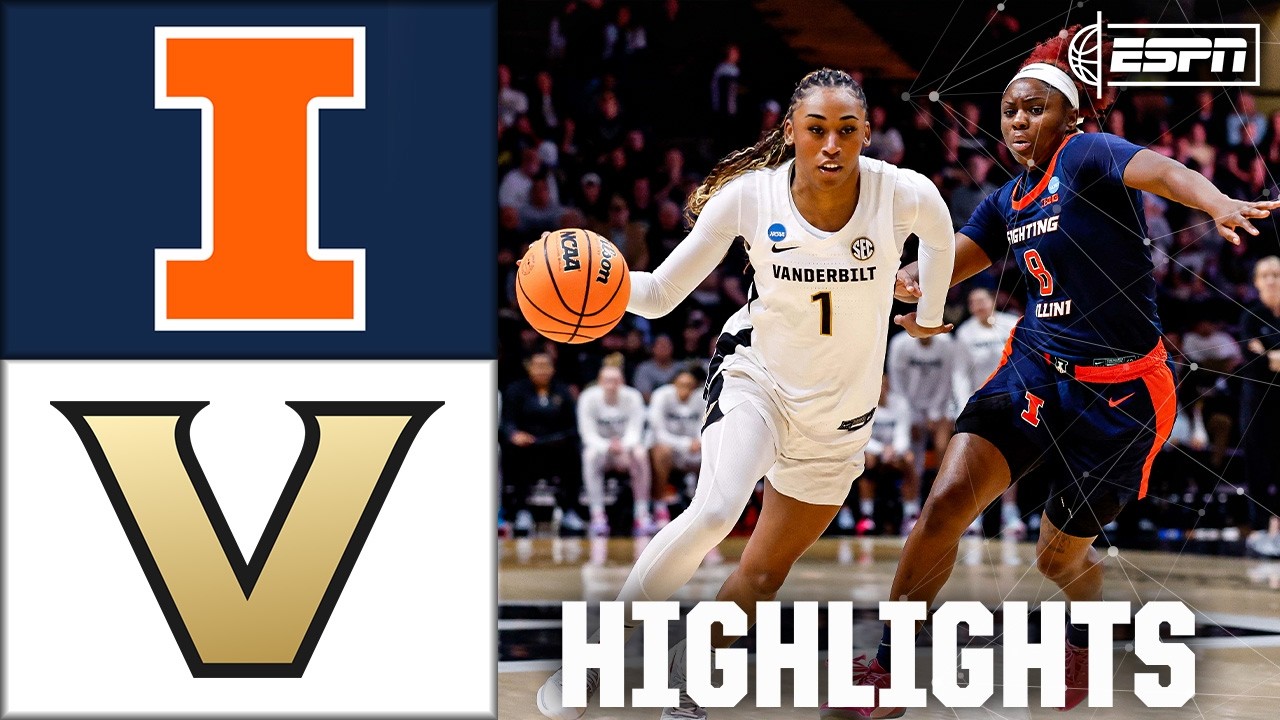 Round of 32 Highlights: Vanderbilt Commodores vs. Illinois Fighting Illini | NCAA Tournament