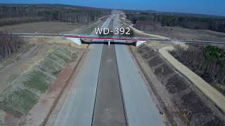 Budowa autostrady A1 Częstochowa - Pyrzowice 2019.03.24 odcinek "H"