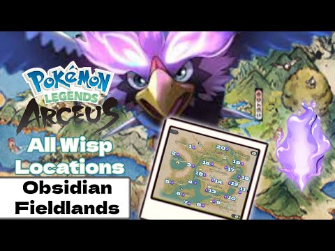 All Wisp Locations Guide (Obsidian Fieldlands) Request 22 - Pokémon Legends: Arceus