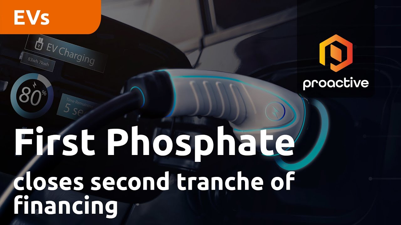First Phosphate closes second tranche of financing bringing in a total of 7.5 million to treasury