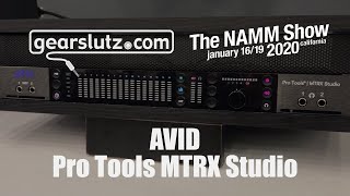 Video thumbnail for Avid Pro Tools MTRX Studio - Gearslutz @ NAMM 2020 by Gearspace Forum