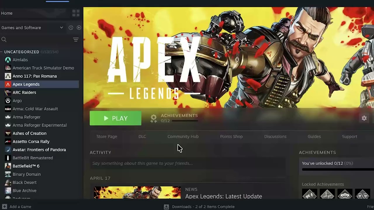 PC版Apex LegendsがSteamから起動しない問題の修正方法