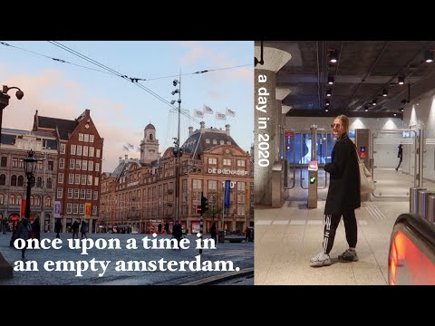 spending the day in Amsterdam in 2020 | a little vlog (it's so empty😱)