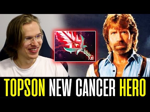 TOPSON New Favorite CANCER Hero Mid - 100% Win Rate! DOTA 2
