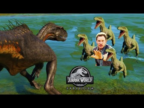 INDORAPTOR vs BLUE CHARLIE ECHO & DELTA RAPTOR PACK (JURASSIC WORLD EVOLUTION)