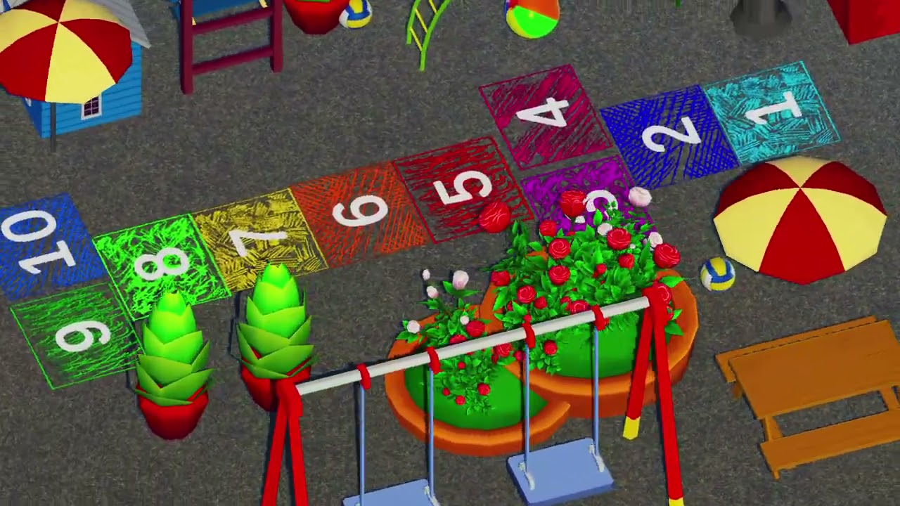 Interactive floor - Hopscotch