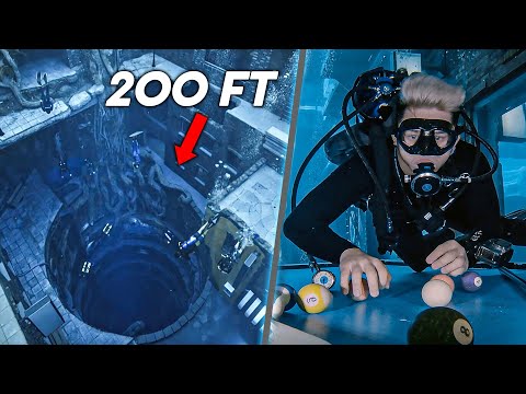 Exploring the Deepest Swimming Pool sa Buong Mundo - Deep Dive Dubai