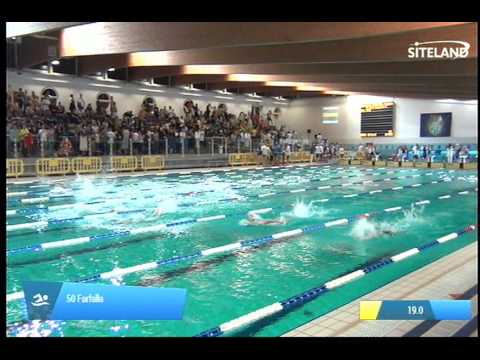 Serie 5 dei 50 Farfalla  Assoluti Femmine Master - Campionati Regionali Masters 2014 di Veneto e Fr