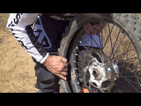 How To Repair A Motorcycle Flat Tire On The Trail | MC Garage