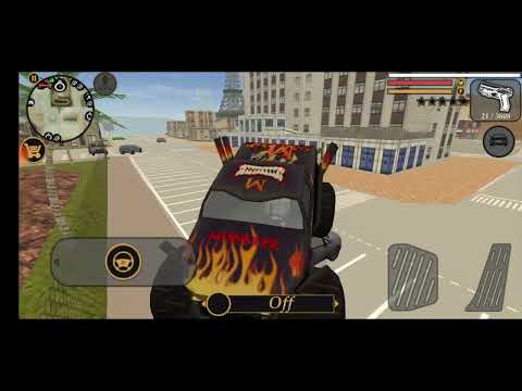 Vegas Crime Simulator #1 |Transformer Robot Destroy Helicopter Tank Army Camp #gameplay