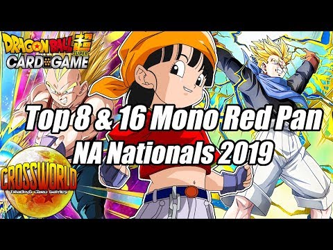 Top 8 & 16 Mono Red Pan Deck Profile - NA Nationals 2019 - Dragon Ball Super Card Game