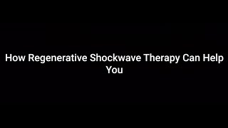 How Regenerative Shockwave Therapy Can Help You. #shockwave #shockwavetherapy #physicaltherapy