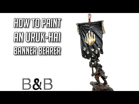 How to paint an Uruk-Hai Standard