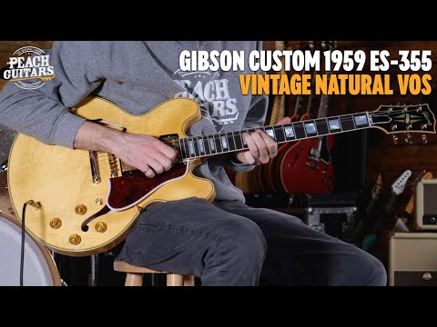 Gibson Custom 1959 ES-355 Reissue | Vintage Natural image 12