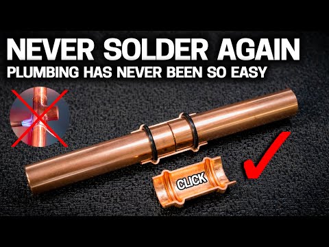 NEVER SOLDER PIPE AGAIN - 3 Ways for EASY DIY Plumbing