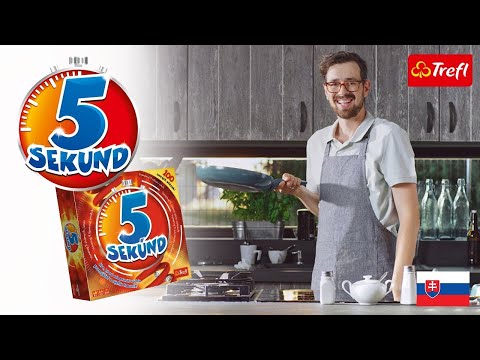 Trefl 5 Sekúnd spoločenská hra - prinúti rýchlo rozmýšľať a hovoriť