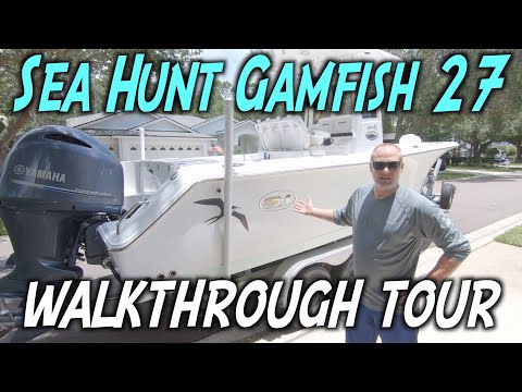 Sea Hunt Gamefish 27 Walkthrough Boat Tour