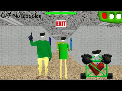 Gotta Sweep's Basics in Cleaning the Schoolhouse - Baldi's Basics V1.4.1 Mod