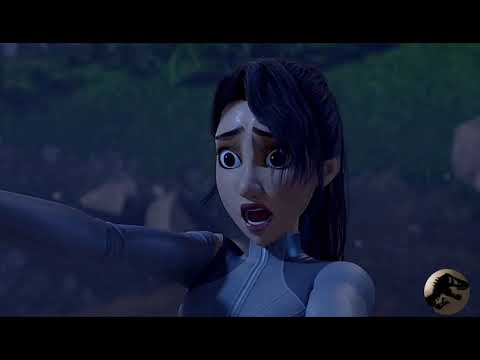 Jurassic world Camp Cretaceous Yasmina's jump