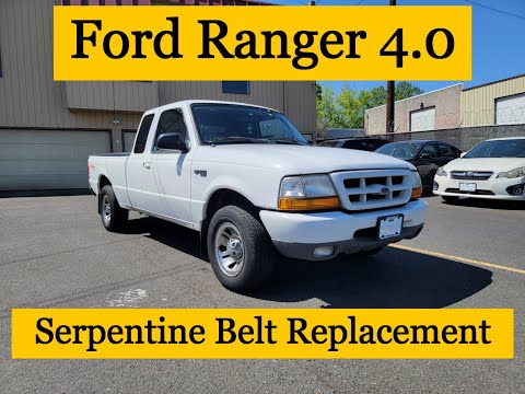 DIY: Ford Ranger V6 4.0 liter Serpentine Belt replacement tutorial
