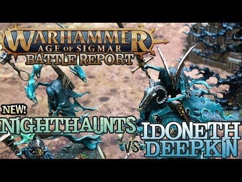 Warhammer: Age of Sigmar 2nd Edition Battle Report - Idoneth Deepkin vs. Nighthaunts