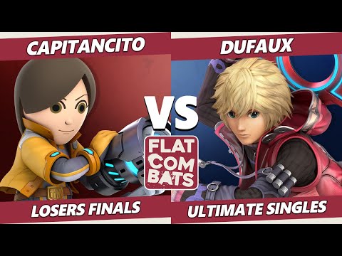 Flat Combats 3 Losers Finals - Capitancito (Mii Gunner) Vs. Dufaux (Shulk) SSBU Smash Ultimate