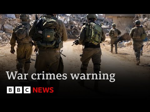 Video | Call for Israeli soldiers to refuse orders that may be war crimes | BBC News