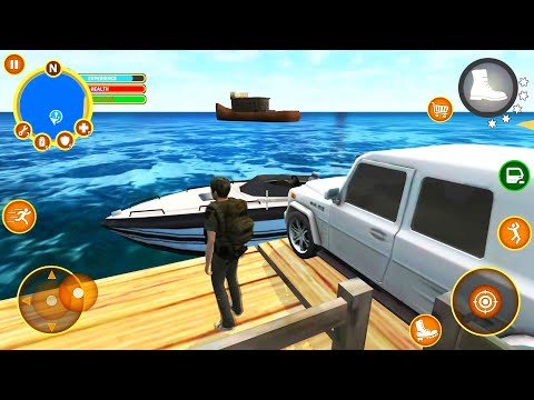 Miami Crime Police (Find Speed Boat and Flying) | Games Kon | 4K Android Gameplay