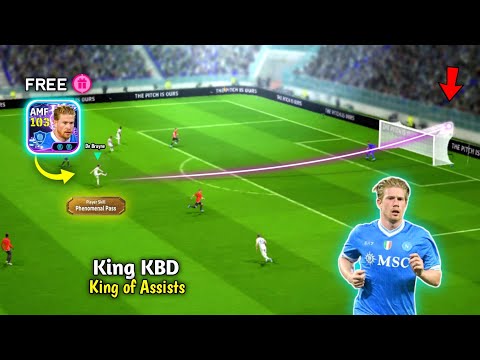 Mr Masterclass ✨ Free 103 Rated Phenomenal Pass Show Time De Bruyne Review in eFootball 26 Mobile 🔥🔥