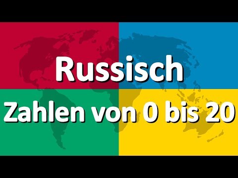 Russisch lernen Teil 4 | Zahlen von 0 bis 20