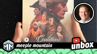Coalitions -  Prototype Unboxing - Boardgame Brody