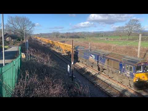 4S44  Carlisle - Crewe passing Bilsborrow