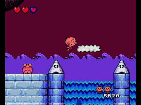 Bonk's Adventure - 3 - destroying the foundations of time and space to see a crocodile