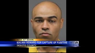 $20,000 reward offered for capture of DeSoto County inmate