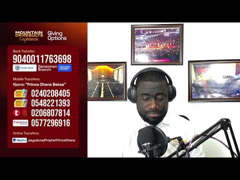 MOUNTAIN OF RESULTS EXPERIENCE - DAY 564 with Prophet Prince Ohene Bekoe (Senior Pastor)