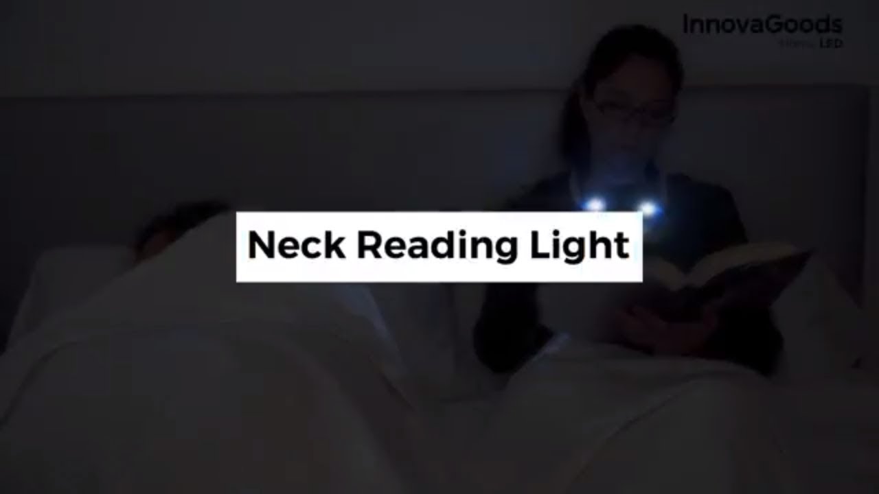 InnovaGoods Home ant kaklo dedama LED skaitymo lemputė