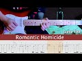 d4vd - Romantic Homicide (Electric Guitar lesson with TAB)
